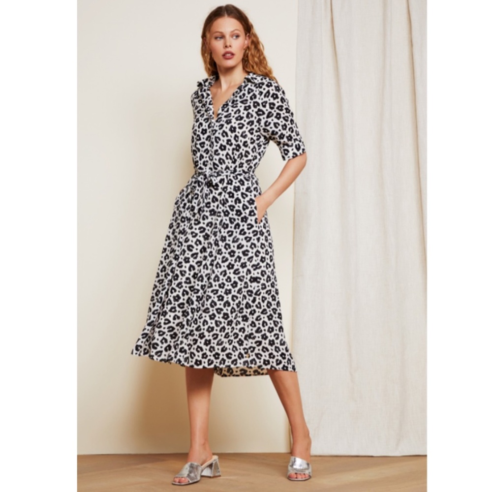 Fabienne Chapot | Brizo Leopard Dress | Size 6/8